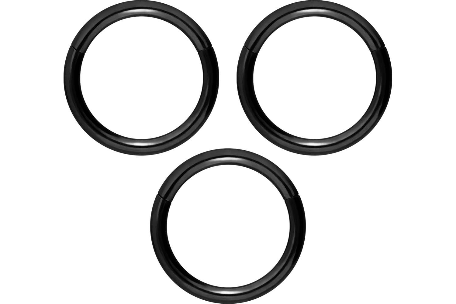 SET Chirurgenstahl Segmentring Clicker Piercing